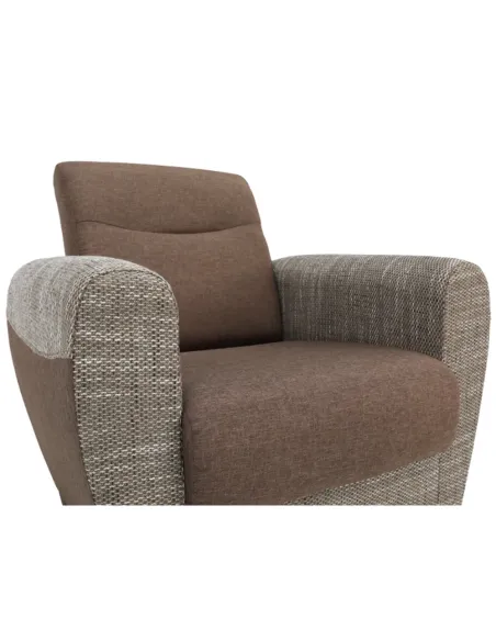 Fotoliu MILO, living/birou, 79x78x85 cm, textil, 90 kg | MobilaOK