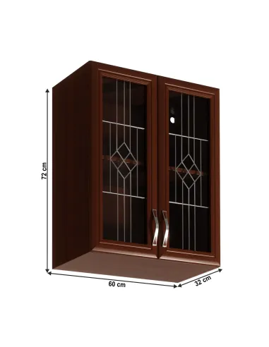 Dulap Superior G60S cu Geam, Bucătărie, 60x72x32 cm, PAL Melaminat | MobilaOK