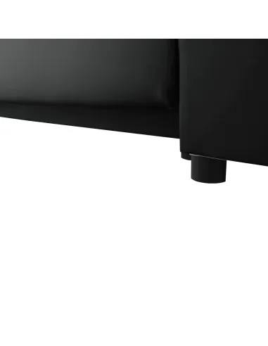 Colţar TRAMP, dormitor, 257x180x83 cm, textil si piele ecologică | MobilaOK