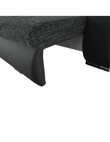 Colţar TRAMP, dormitor, 257x180x83 cm, textil si piele ecologică | MobilaOK