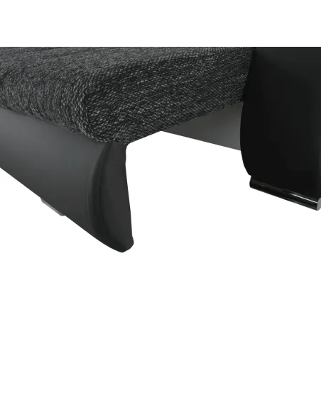 Colţar TRAMP, dormitor, 257x180x83 cm, textil si piele ecologică | MobilaOK