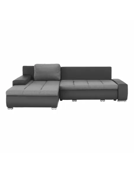 Colţar TRAMP extensibil (S/D), 257x180x83 cm, textil/piele ecologică, living | MobilaOK