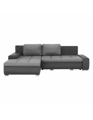 Colţar TRAMP extensibil (S/D), 257x180x83 cm, textil/piele ecologică, living | MobilaOK