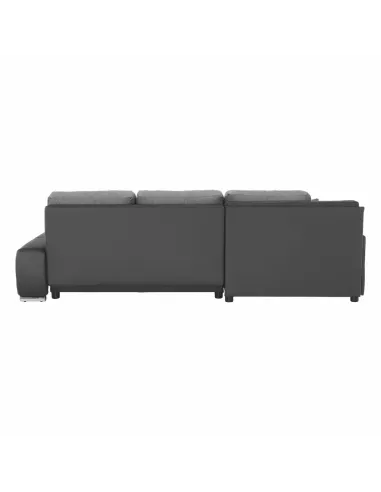 Colţar TRAMP extensibil (S/D), 257x180x83 cm, textil/piele ecologică, living | MobilaOK