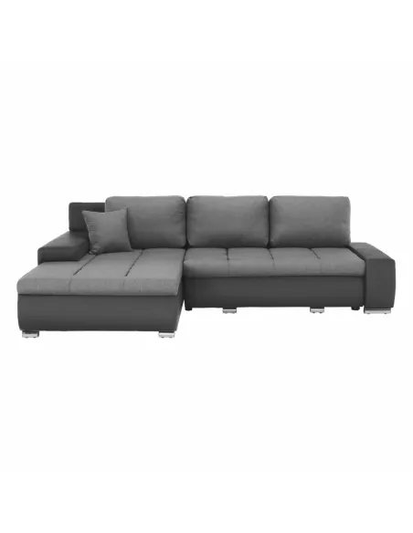 Colţar TRAMP extensibil (S/D), 257x180x83 cm, textil/piele ecologică, living | MobilaOK