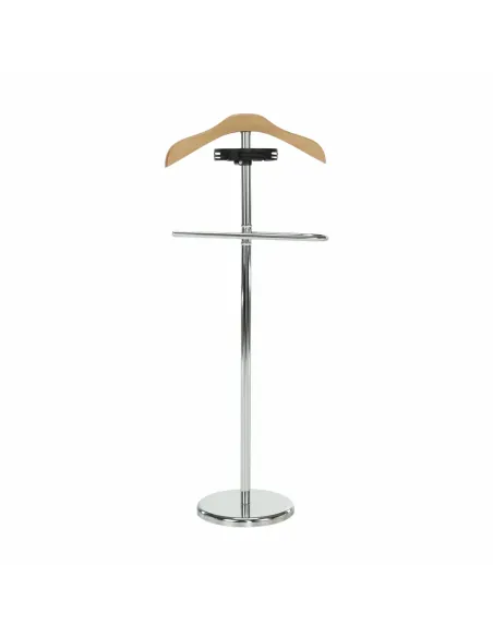 Cuier SUNIL, slujitor mut hol, 46x28x110 cm, lemn natural/crom | MobilaOK