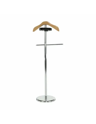 Cuier SUNIL, slujitor mut hol, 46x28x110 cm, lemn natural/crom | MobilaOK