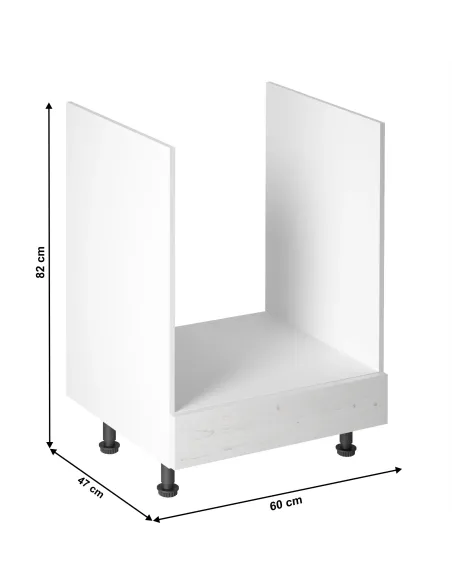 Dulap inferior PROVENCE D60ZK, bucatarie, 60x47x82 cm, PAL melaminat | MobilaOK