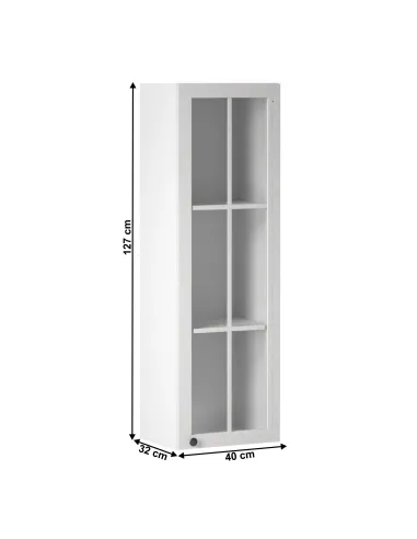 Dulap Superior PROVENCE Bucătărie 40x32x127 cm PAL/MDF Alb/Pin Andersen | MobilaOK