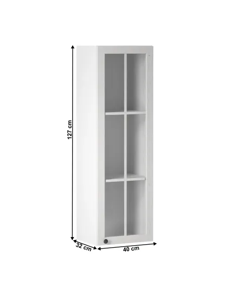 Dulap Superior PROVENCE Bucătărie 40x32x127 cm PAL/MDF Alb/Pin Andersen | MobilaOK