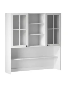 Dulap superior PROVENCE, bucătărie, 120x32x127 cm, PAL melaminat/MDF/sticlă | MobilaOK