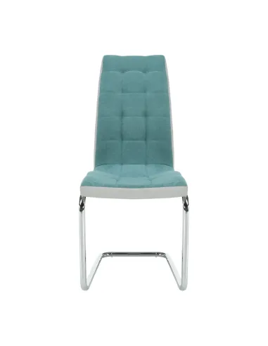 Scaun bucătărie SALOMA NEW, bucătărie, 42x105x56.5 cm, textil mentol/piele ecologică | MobilaOK