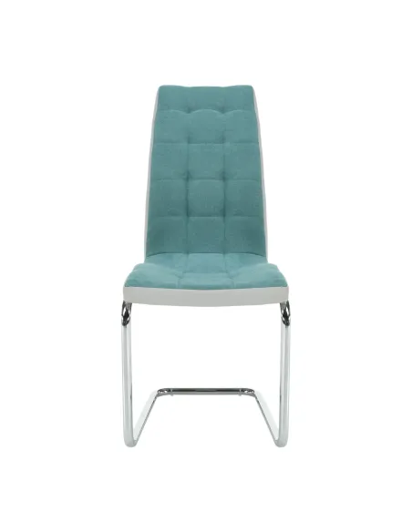 Scaun bucătărie SALOMA NEW, bucătărie, 42x105x56.5 cm, textil mentol/piele ecologică | MobilaOK
