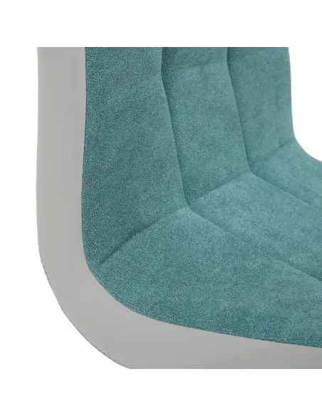 Scaun bucătărie SALOMA NEW, bucătărie, 42x105x56.5 cm, textil mentol/piele ecologică | MobilaOK