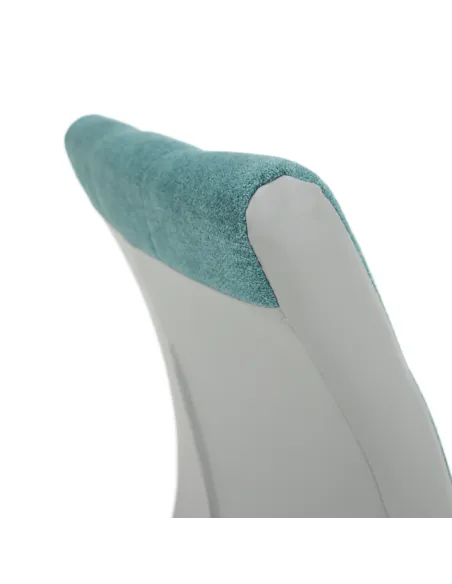 Scaun bucătărie SALOMA NEW, bucătărie, 42x105x56.5 cm, textil mentol/piele ecologică | MobilaOK
