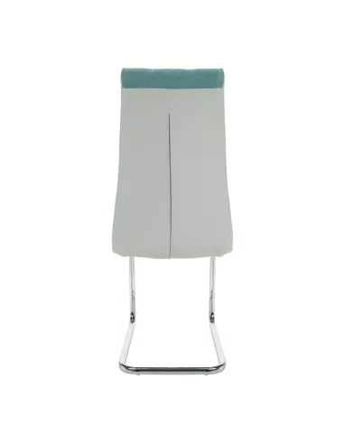 Scaun bucătărie SALOMA NEW, bucătărie, 42x105x56.5 cm, textil mentol/piele ecologică | MobilaOK