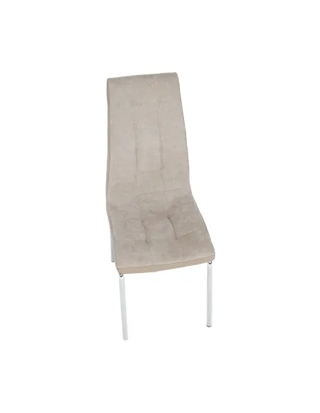 Scaun Dining GERDA NEW, living/sufragerie, 42x58x103 cm, textil/piele eco, crom | MobilaOK