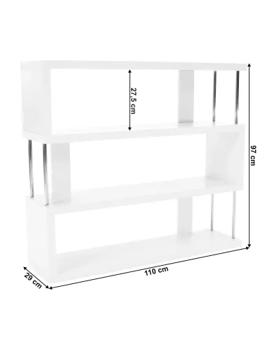 Raft, BENITO, living/dormitor/birou, 110x29x97 cm, PAL laminat | MobilaOK