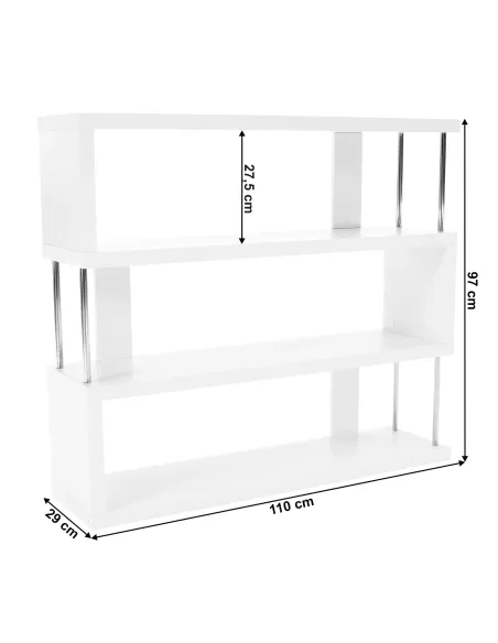 Raft, BENITO, living/dormitor/birou, 110x29x97 cm, PAL laminat | MobilaOK