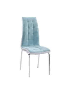 Scaun bucătărie GERDA NEW, 42x103x58 cm, textil/piele ecologică, crom | MobilaOK