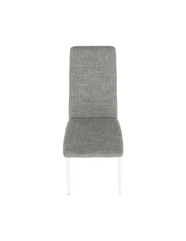 Scaun COLETA NOVA dining 41x49x96 cm textil/metal alb | MobilaOK