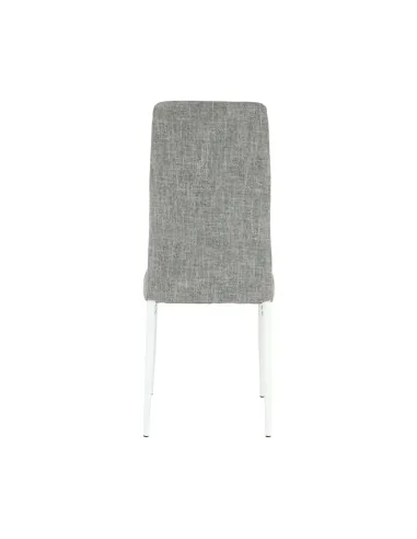 Scaun COLETA NOVA dining 41x49x96 cm textil/metal alb | MobilaOK