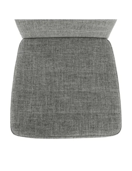 Scaun COLETA NOVA dining 41x49x96 cm textil/metal alb | MobilaOK