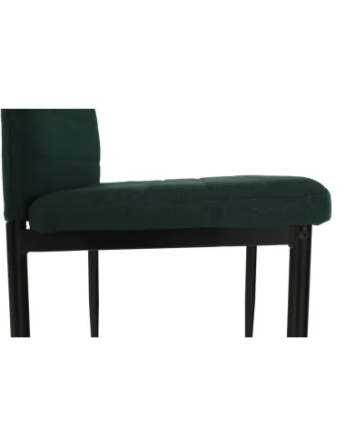 Scaun COLETA NOVA bucătărie 41x96x49 cm, textil smarald/cadru metalic | MobilaOK