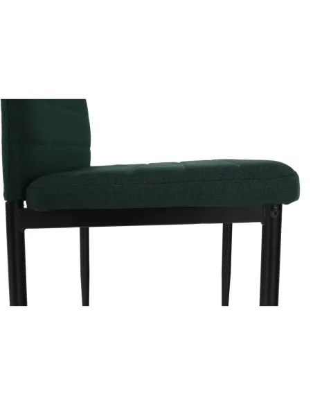 Scaun COLETA NOVA bucătărie 41x96x49 cm, textil smarald/cadru metalic | MobilaOK