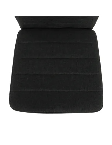 Scaun, COLETA NOVA, dining, 41x49x96 cm, textil/metal negru | MobilaOK