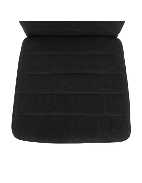 Scaun, COLETA NOVA, dining, 41x49x96 cm, textil/metal negru | MobilaOK