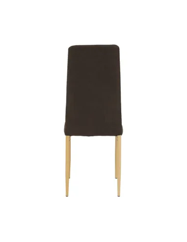 Scaun COLETA NOVA bucătărie 41x96x49 cm, textil maro/cadru metalic fag | MobilaOK