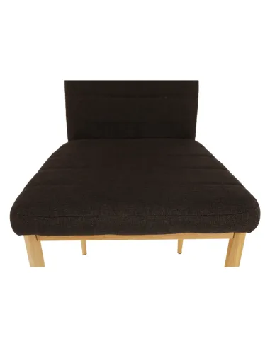 Scaun COLETA NOVA bucătărie 41x96x49 cm, textil maro/cadru metalic fag | MobilaOK
