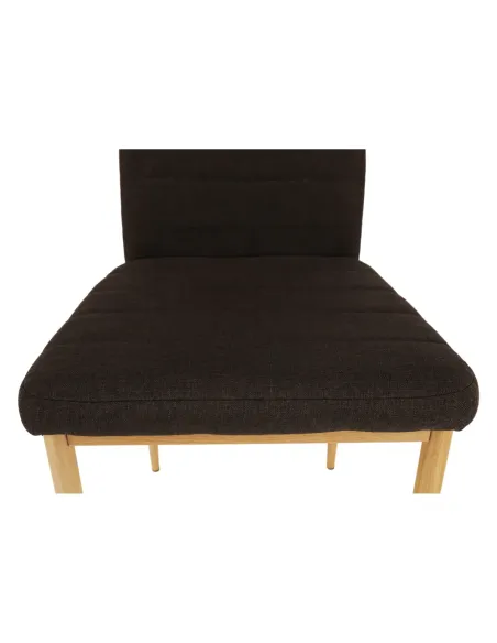 Scaun COLETA NOVA bucătărie 41x96x49 cm, textil maro/cadru metalic fag | MobilaOK