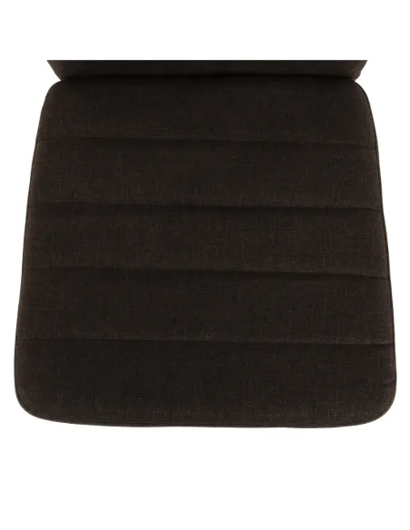 Scaun COLETA NOVA bucătărie 41x96x49 cm, textil maro/cadru metalic fag | MobilaOK