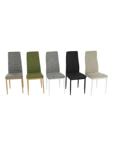 Scaun COLETA NOVA bucătărie 41x96x49 cm, textil maro/cadru metalic fag | MobilaOK