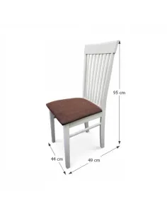 Scaun ASTRO NEW, birou/sufragerie, 44x49x95 cm, MDF/ţesătură | MobilaOK 2
