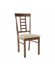 Scaun Dining OLEG NEW, dining, 45x48x95 cm, Lemn/Textil bej | MobilaOK