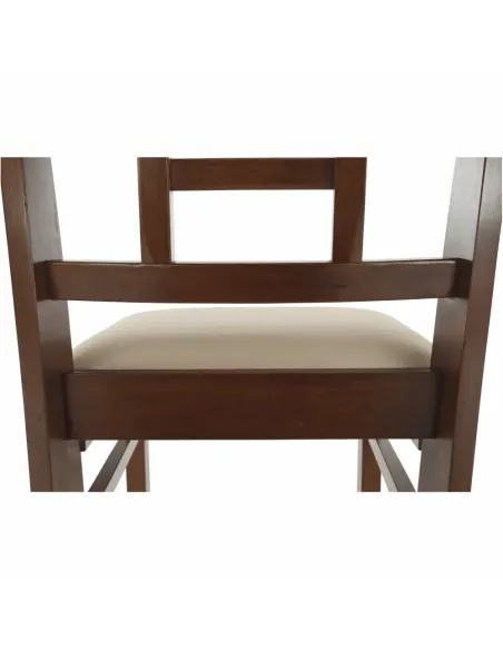 Scaun Dining OLEG NEW, dining, 45x48x95 cm, Lemn/Textil bej | MobilaOK