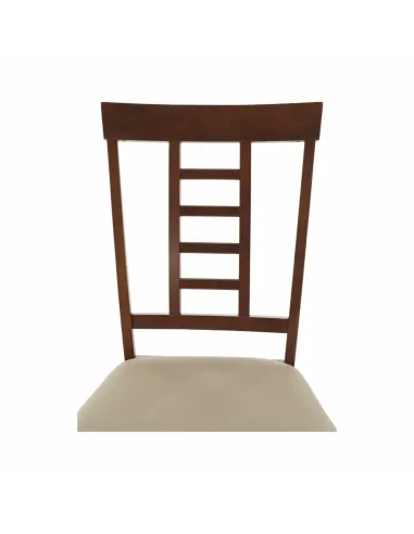 Scaun Dining OLEG NEW, dining, 45x48x95 cm, Lemn/Textil bej | MobilaOK