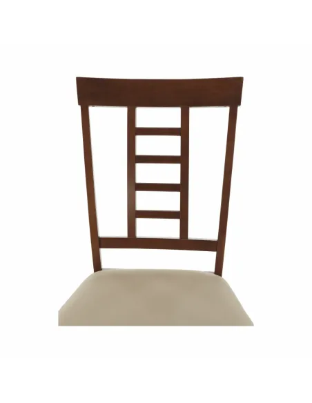 Scaun Dining OLEG NEW, dining, 45x48x95 cm, Lemn/Textil bej | MobilaOK