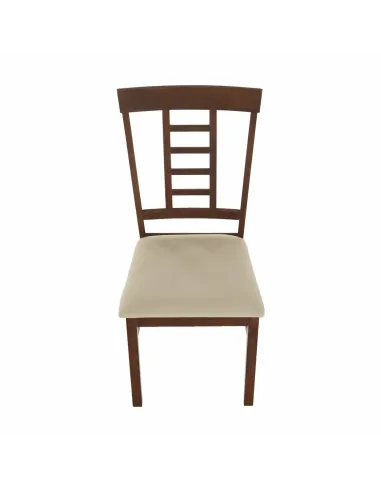 Scaun Dining OLEG NEW, dining, 45x48x95 cm, Lemn/Textil bej | MobilaOK