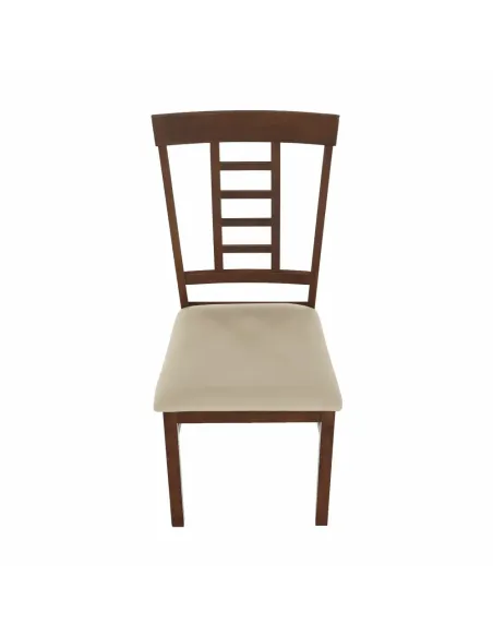 Scaun Dining OLEG NEW, dining, 45x48x95 cm, Lemn/Textil bej | MobilaOK