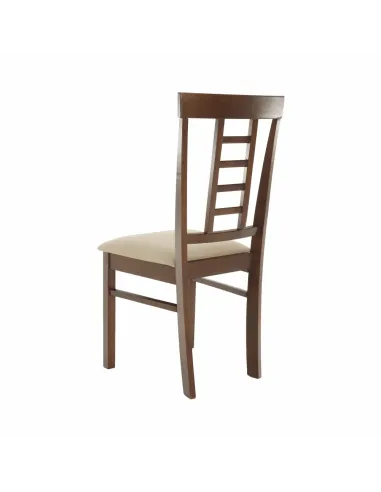 Scaun Dining OLEG NEW, dining, 45x48x95 cm, Lemn/Textil bej | MobilaOK