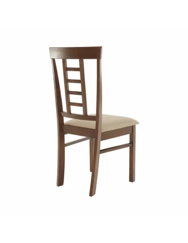 Scaun Dining OLEG NEW, dining, 45x48x95 cm, Lemn/Textil bej | MobilaOK
