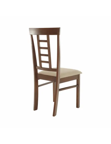 Scaun Dining OLEG NEW, dining, 45x48x95 cm, Lemn/Textil bej | MobilaOK