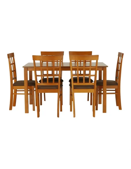 Set Dining GRID NEW, dining, 135x80x74 cm, MDF/lemn | MobilaOK
