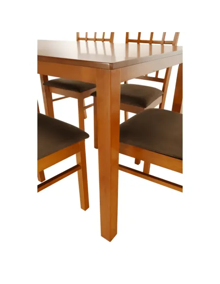 Set Dining GRID NEW, dining, 135x80x74 cm, MDF/lemn | MobilaOK