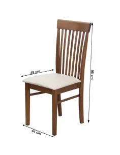 Scaun ASTRO NEW, birou, 44x49x95 cm, MDF furniruit si tesatura | MobilaOK 2