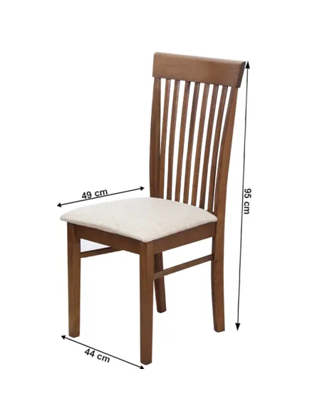 Scaun ASTRO NEW, birou, 44x49x95 cm, MDF furniruit si tesatura | MobilaOK